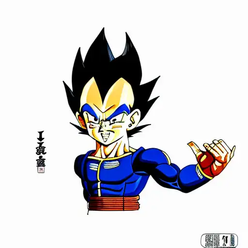 ultra ego vegeta tattoo design idea