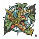 pizzabox Maui tattoo design idea