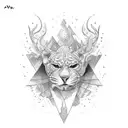 write ATTITUDE tattoo design idea