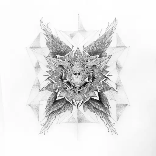 metatron tattoo design idea