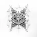 metatron tattoo design idea