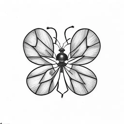 Ladybug tattoo design idea