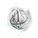 wizard with ball in hand tattoo design idea