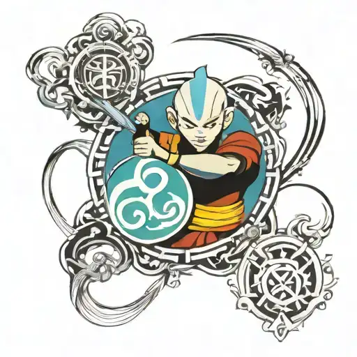 avatar the last airbender tattoo design idea
