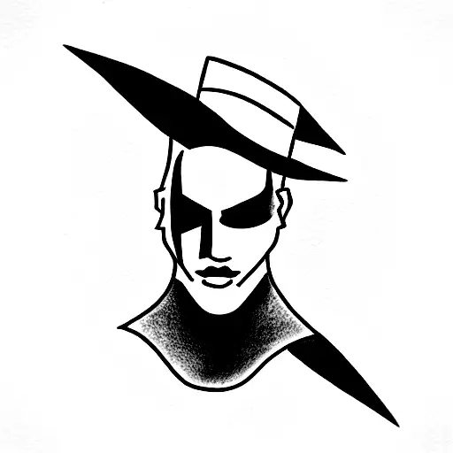 Zorro egipcio tattoo design idea