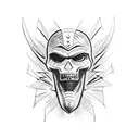 Zorro egipcio tattoo design idea