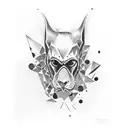 Zorro egipcio  tattoo design idea