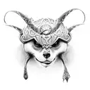 Zorro egipcio  tattoo design idea