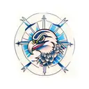 buzzard tattoo design idea