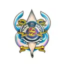 supreme hustle tattoo design idea