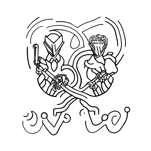 A symbolic representation of the bond between you and your nephew tattoo design idea