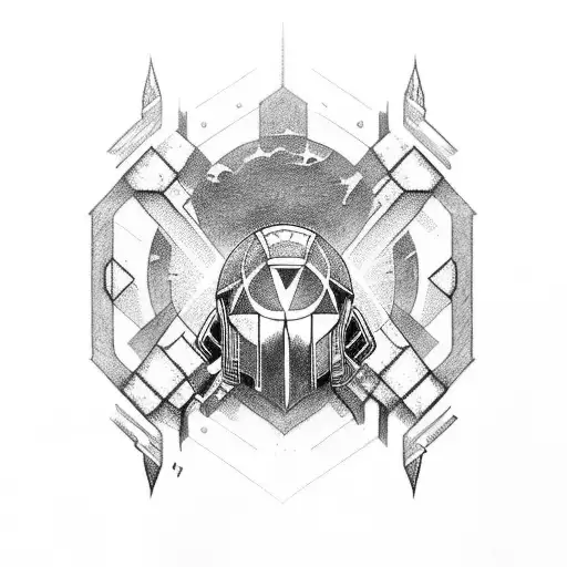  "destiny 2" the game tattoo design idea