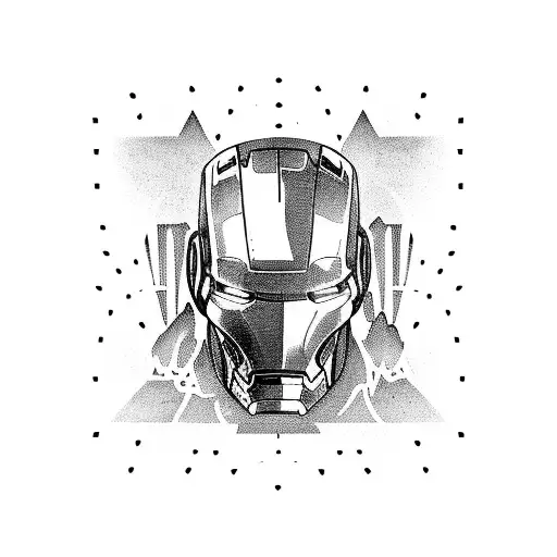 Ironman triathlon m dot with mountains and defence to both hot and cold. themes of love and aircraft tattoo design idea