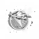 triathlon m dot with mountains and defence to both hot and cold. themes of love and aircraft tattoo design idea