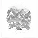 triathlon m dot with mountains and defence to both hot and cold. themes of love and aircraft tattoo design idea