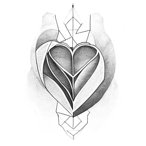 Crying Heart tattoo design idea