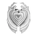 Crying Heart tattoo design idea