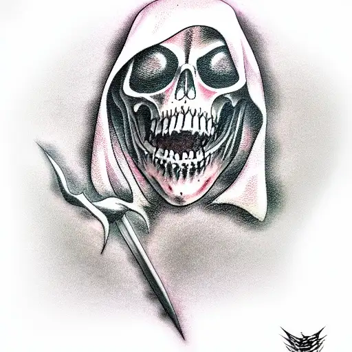 Grim Reaper tattoo design idea