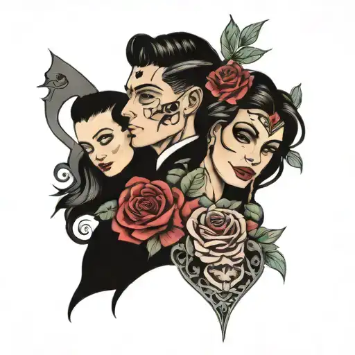 my siblings keeper with the 2 names Natalia and cristiano  tattoo design idea