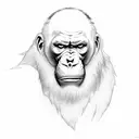 ape generation to human tattoo design idea