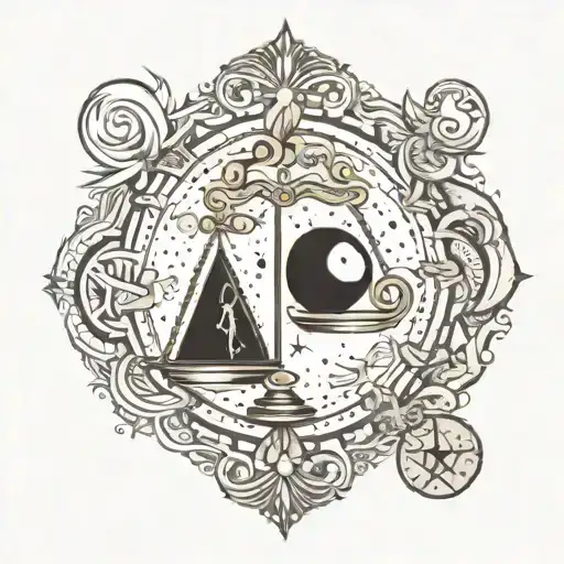 Horoscope bonding of Libra and Aquarius There should be hidden P and infinite love and symbols of strength, belief,&nbsp;powe tattoo design idea