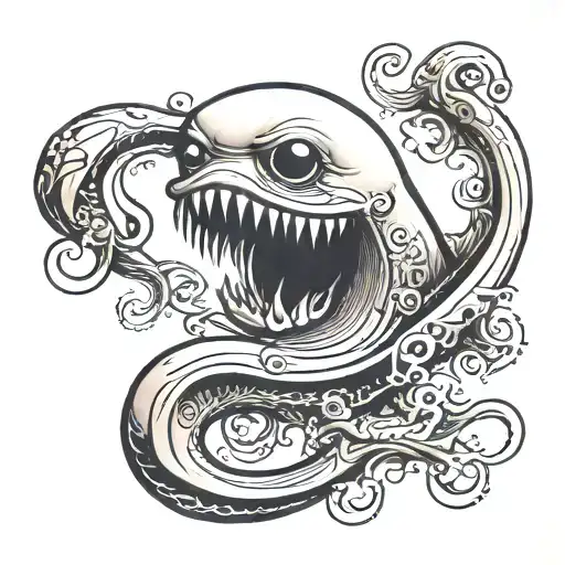 sperm around nipple tattoo design idea