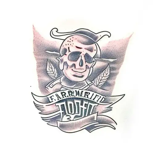 farmer tattoo design idea