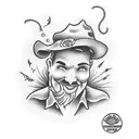 farmer tattoo design idea