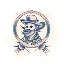 farmer tattoo design idea