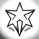 Jojo star  tattoo design idea