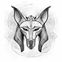 Anubis tattoo design idea