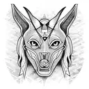 Anubis tattoo design idea