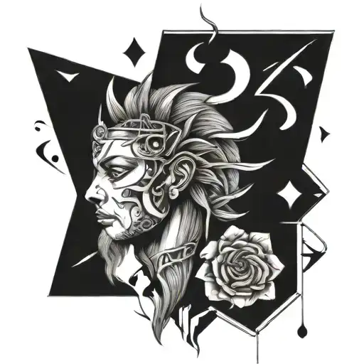 bet against me tattoo design idea