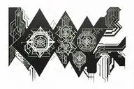 something that start from upper inner forearm going up to turn around biceps and triceps   tattoo design idea