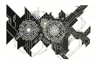 something that start from upper inner forearm going up to turn around biceps and triceps   tattoo design idea