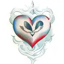 heart attack tattoo design idea