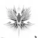 tattoo Isaiah 40:31 But they that wait upon the LORD  shall renew their strength;  they shall mount up with wings as eag tattoo design idea