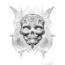 Mummy tattoo design idea