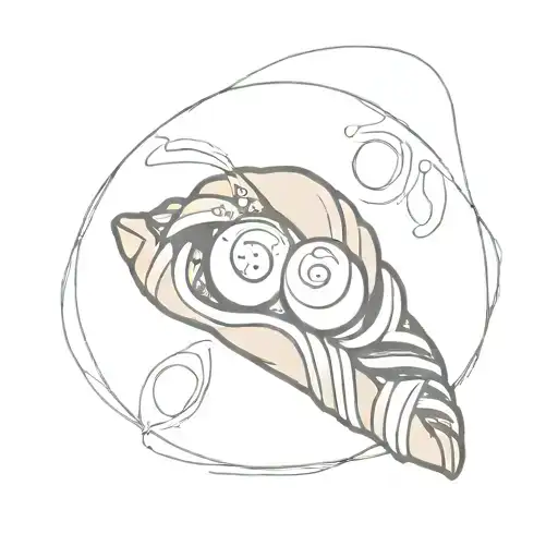 croissant with egg bacon and cheese  tattoo design idea