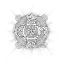 Celtic sober construction tattoo design idea