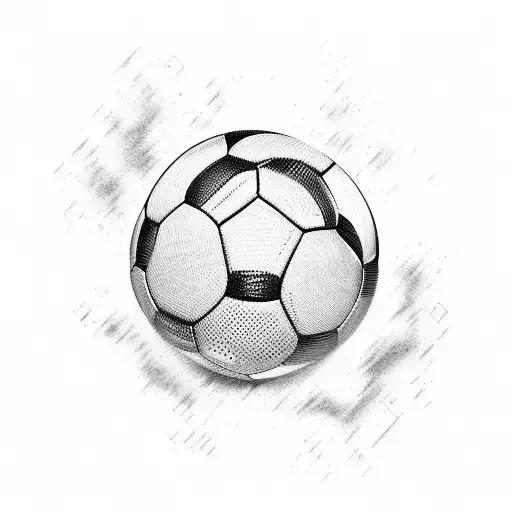 soccer tattoo design idea