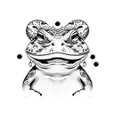 Toad tattoo design idea