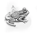 Toad tattoo design idea
