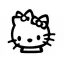 hello kitty kill cops tattoo design idea