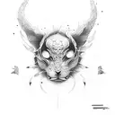 satoru gojo tattoo design idea