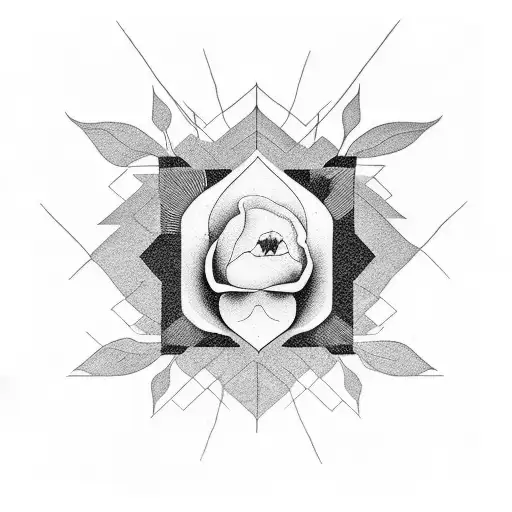 borneo, bunga terung tattoo design idea