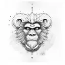 hand sleeve of lord narasimha sitting like a gangster tattoo design idea