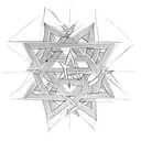Star of david tattoo design idea