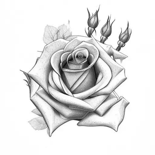 cards, clock, roses, sleeve tattoo design idea