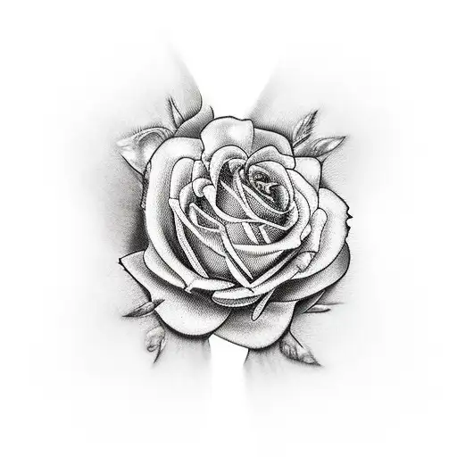 catrina, brunette, professional photography, hyper detailed, 8k, photorealistic tattoo design idea